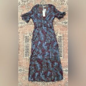 Urban Outfitters Blue and Purple Maxi Dress